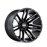 MO978 20X9 6X5.5 S-BLK MACH 18MM Moto Metal