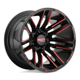 MO978 20X10 8X170 S-BLK MACH RTCC -24MM Moto Metal