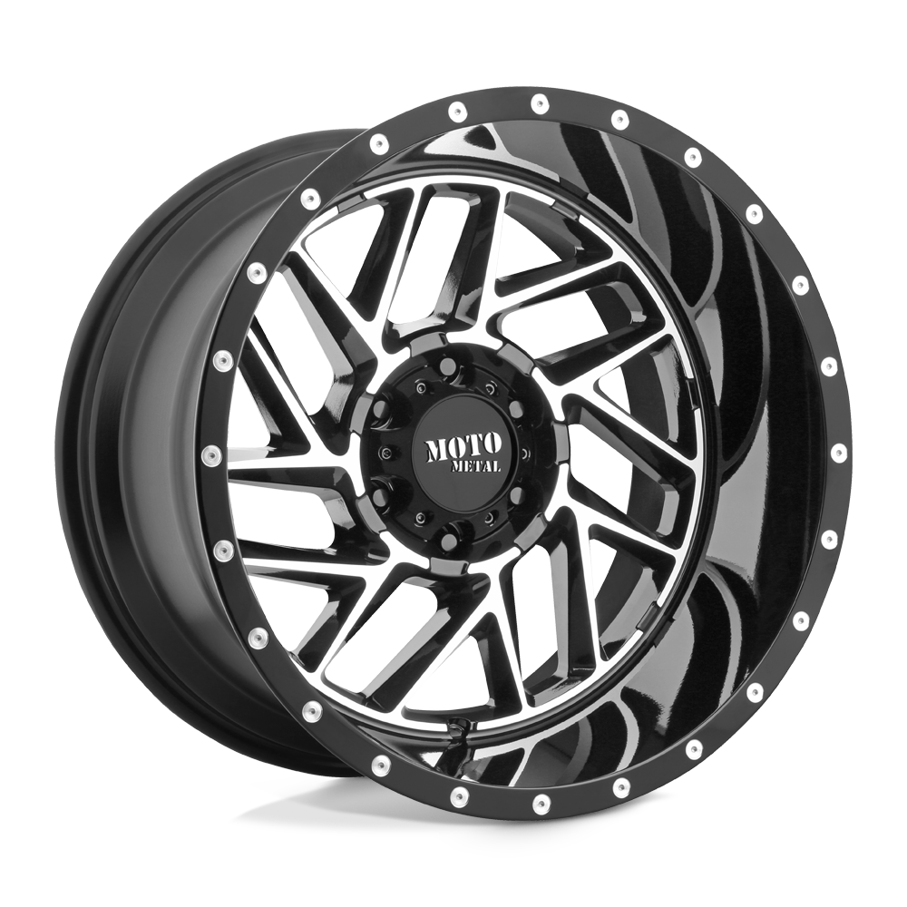 MO985 20X10 8X6.5 G-BLK MACH -18MM Moto Metal