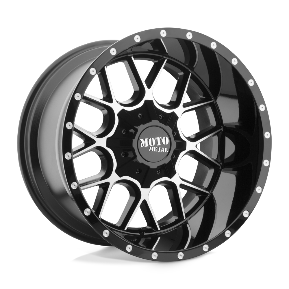 MO986 20X10 5X5.0/5.5 G-BLK MACH -18MM Moto Metal