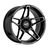 MO994 20X12 8X170 G-BLK MACH -44MM Moto Metal