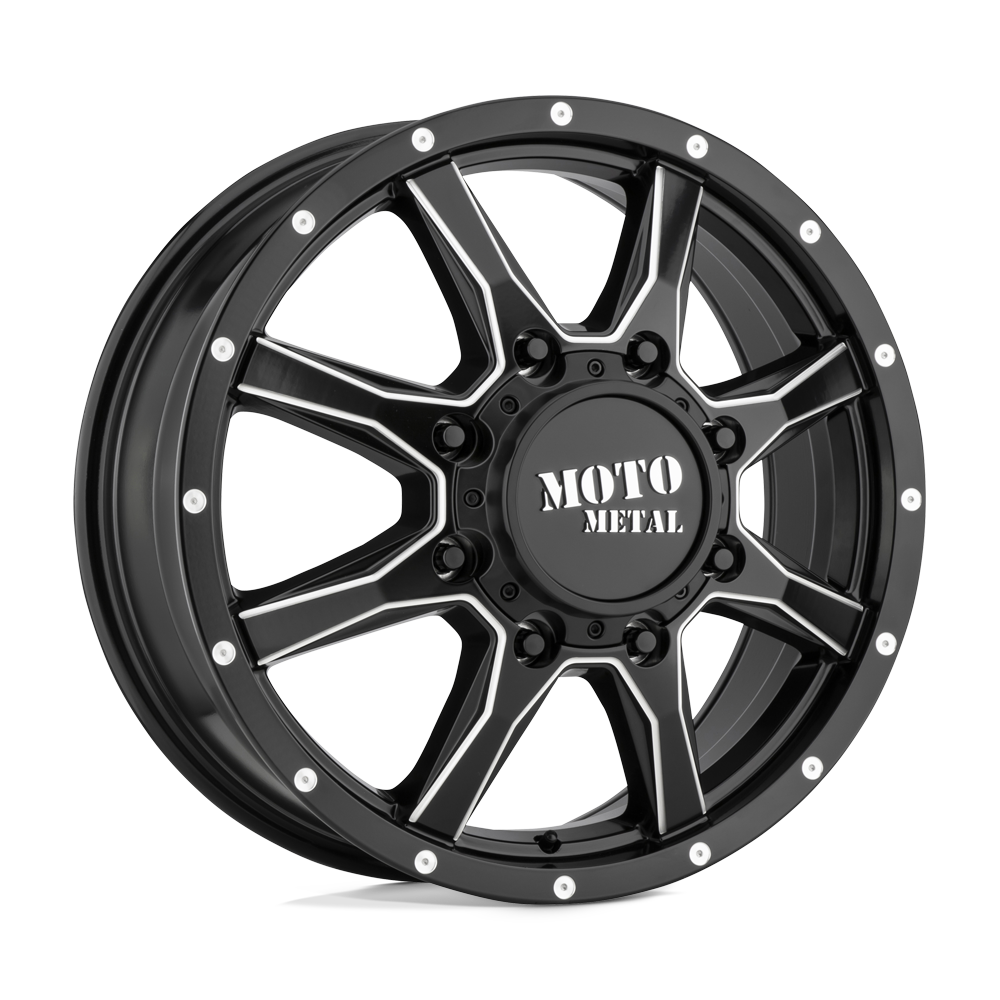 MO995 20X8.25 8X210 S-BLK MILL 127MM Moto Metal