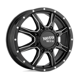 MO995 20X8.25 8X210 S-BLK MILL 127MM Moto Metal