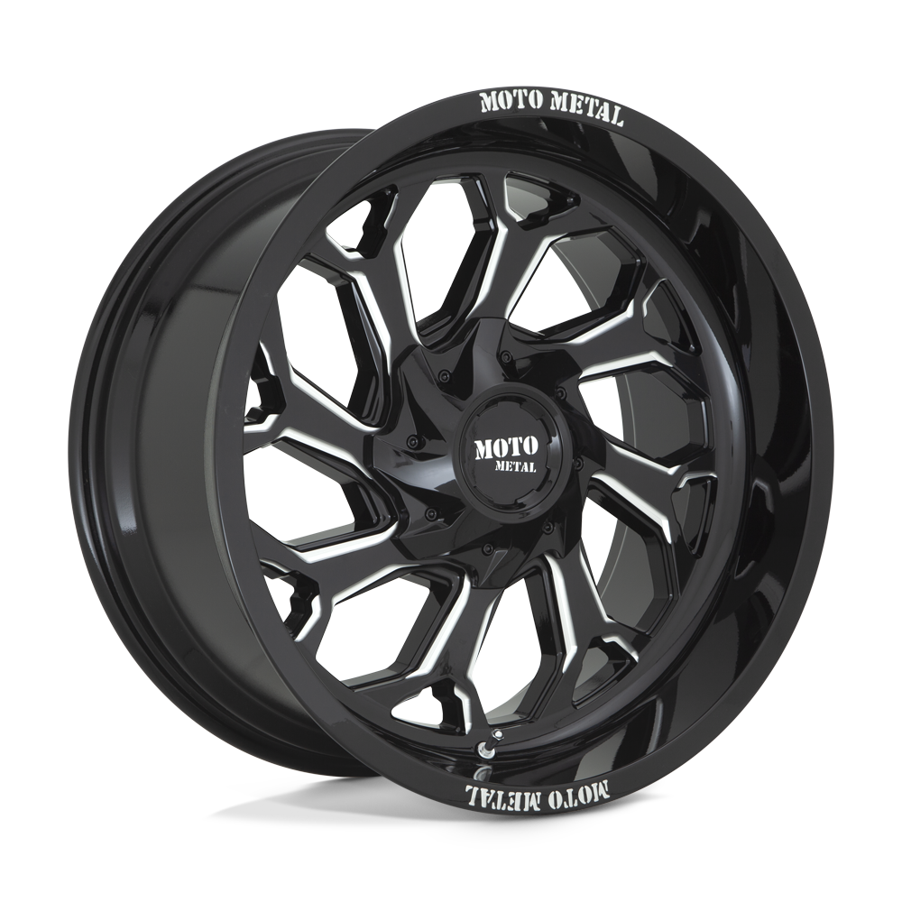 MO999 20X10 5X5.0/5.5 G-BLK MILL -18MM Moto Metal