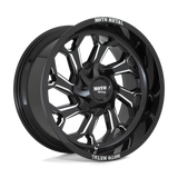 MO999 22X12 5X5.5/150 G-BLK MILL -44MM Moto Metal