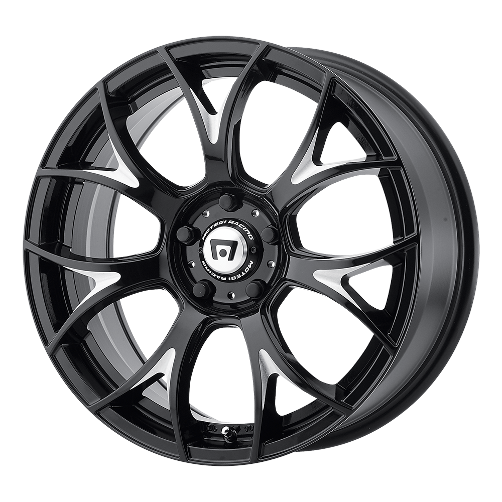 MR126 19X8.5 5X100 G-BLK MILL 40MM Motegi