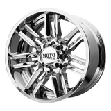 MO202 22X10 6X5.5 CHR BLK MILL LP -18MM Moto Metal