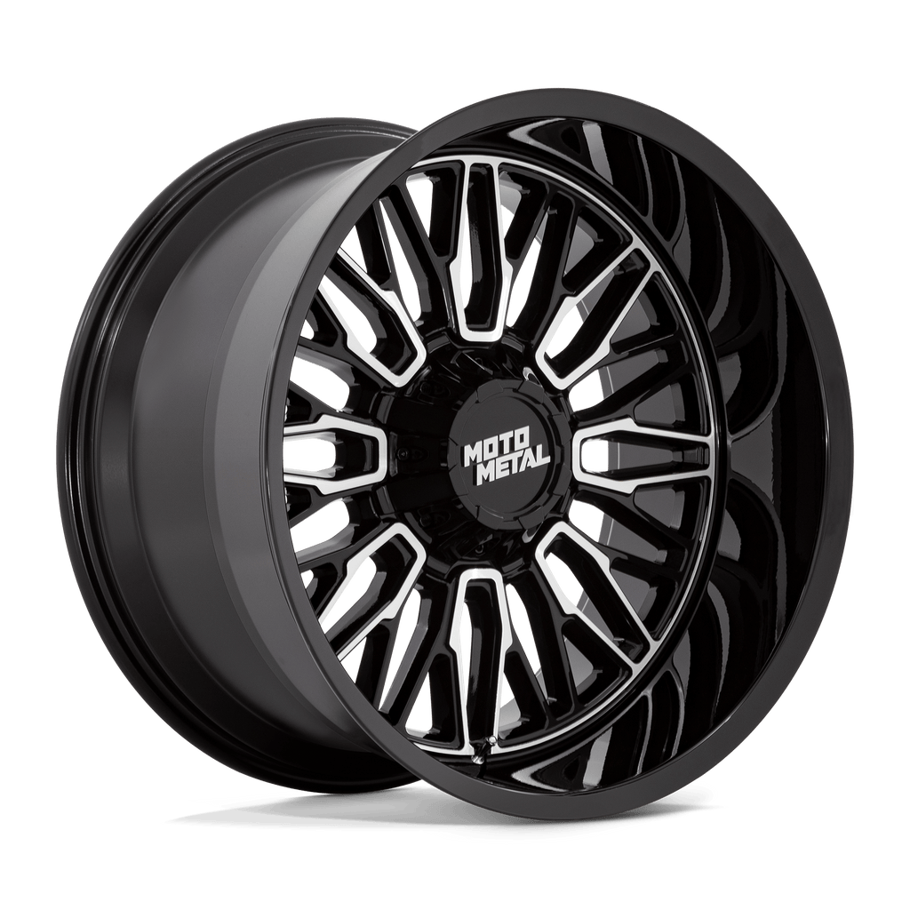 MO809 20X9 8X180 G-BLK-MACH 18MM Moto Metal