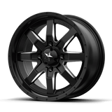 MA25 14X7 4X110 MILL S-BLK 10MM MSA Offroad Wheels