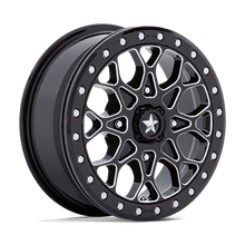 Load image into Gallery viewer, MA48 15X6 4X110 G-BLK-MILL BLK-RG 38MM MSA Offroad Wheels