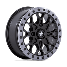 Load image into Gallery viewer, MA48 15X6 4X137 S-BLK GRY-RG 38MM MSA Offroad Wheels