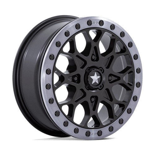 MA48 15X6 4X110 S-BLK GRY-RG 38MM MSA Offroad Wheels