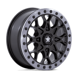 MA48 15X6 4X110 S-BLK GRY-RG 38MM MSA Offroad Wheels