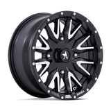 MA049 14X7 4X110 M-BLK MCH -47MM MSA Offroad Wheels