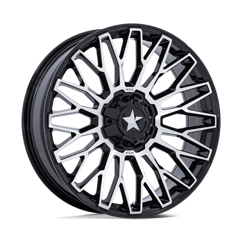 MA050 14X7 4X137/156 G-BLK MCH 10MM MSA Offroad Wheels