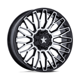 MA050 20X7 5X4.5 G-BLK MCH 0MM MSA Offroad Wheels