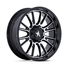 Load image into Gallery viewer, MA051 14X7 4X137/156 G-BLK MCH 10MM MSA Offroad Wheels