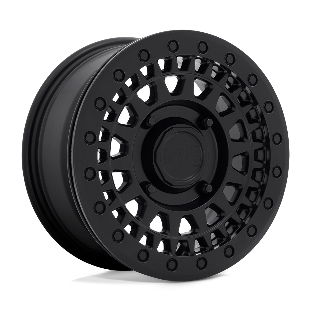 BUPKB 15X7 4X110 M-BLK 51MM Black Rhino Powersports