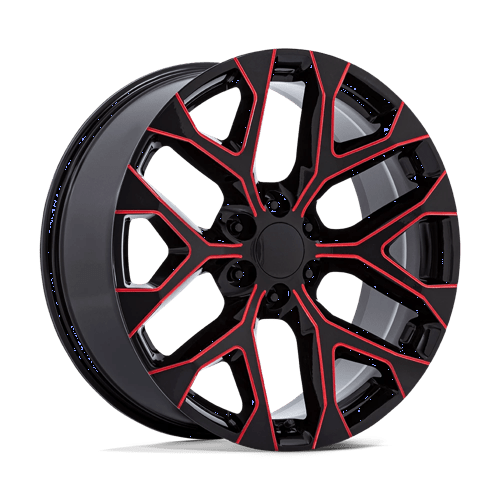 PR177 24X10 6X5.5 G-BLK RED-MILL 24MM Performance Replicas