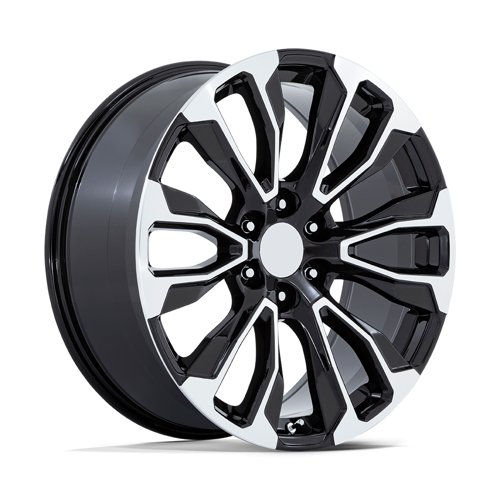 PR211 22X9 6X5.5 G-BLK MACH-FC 28MM Performance Replicas