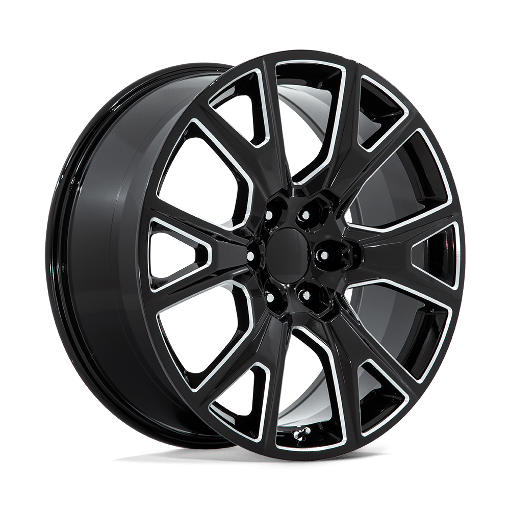 PR199 22X9 6X5.5 G-BLK MILL 28MM Performance Replicas