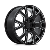 PR199 22X9 6X5.5 G-BLK MILL 28MM Performance Replicas