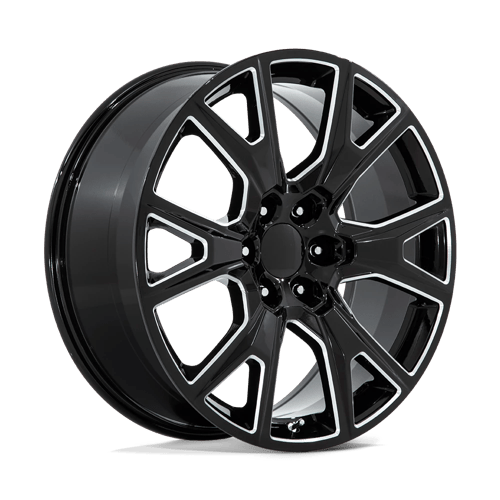 PR199 22X9 6X5.5 G-BLK MILL 28MM Performance Replicas