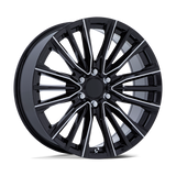 PR223 24X10 6X5.5 G-BLK MILL 28MM Performance Replicas