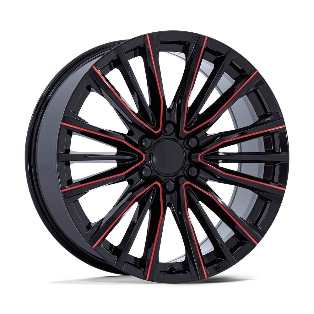 PR223 22X9 6X5.5 G-BLK MILL-RD 28MM Performance Replicas