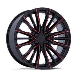 PR223 22X9 6X5.5 G-BLK MILL-RD 28MM Performance Replicas