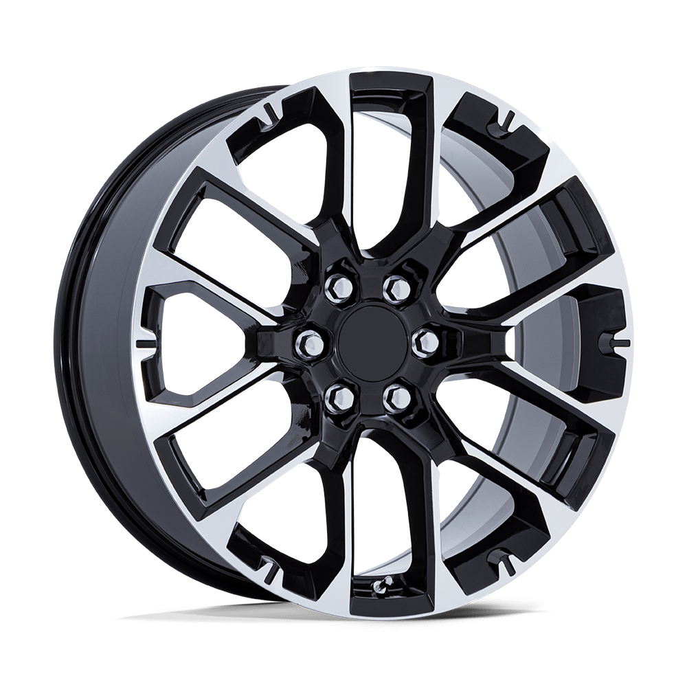 PR224 22X9 6X5.5 G-BLK MACH 28MM Performance Replicas