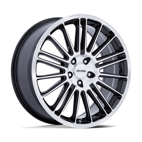 PE001 20X8.5 5X112 G-BLK MACH 40MM Petrol