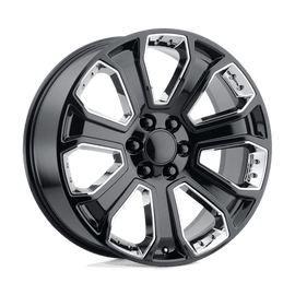 PR113 22X9 6X5.5 G-BLK CHR ACC 24MM Performance Replicas