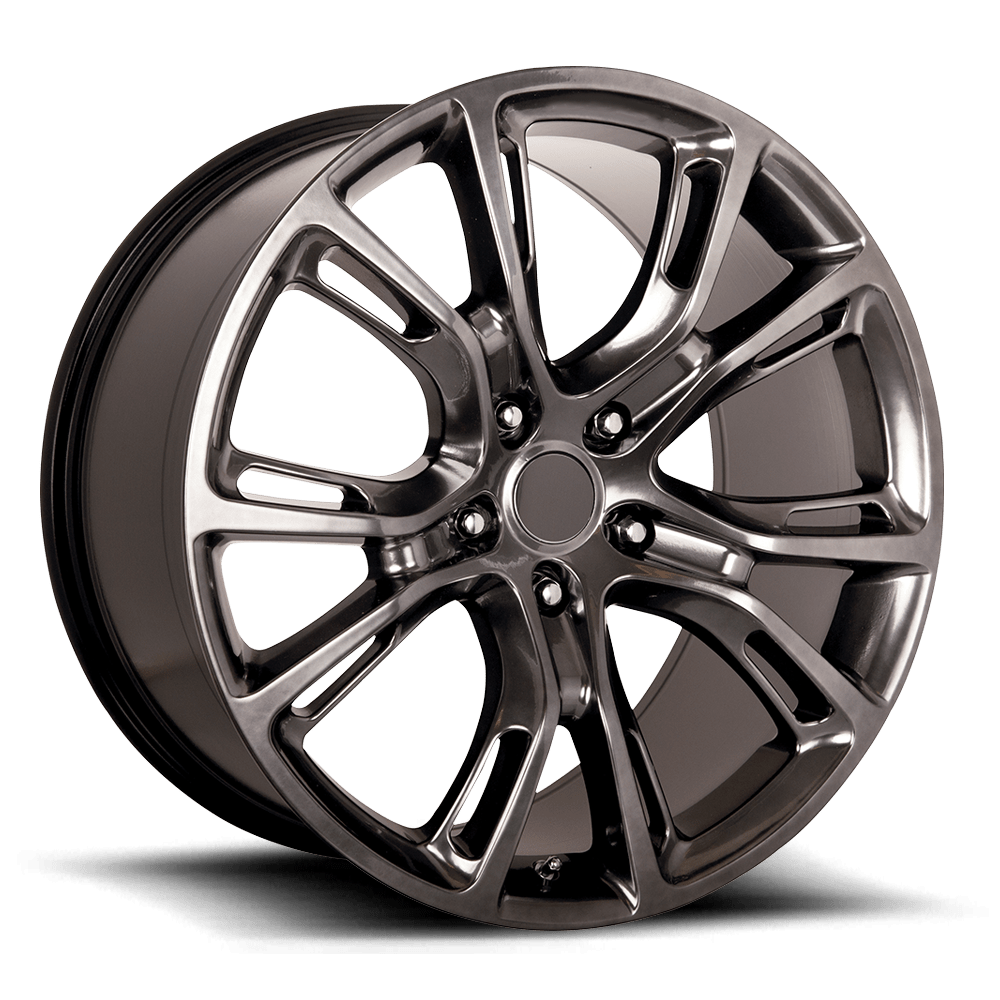 PR137 22X9 5X5.0 HYPER SLV DRK 34MM Performance Replicas