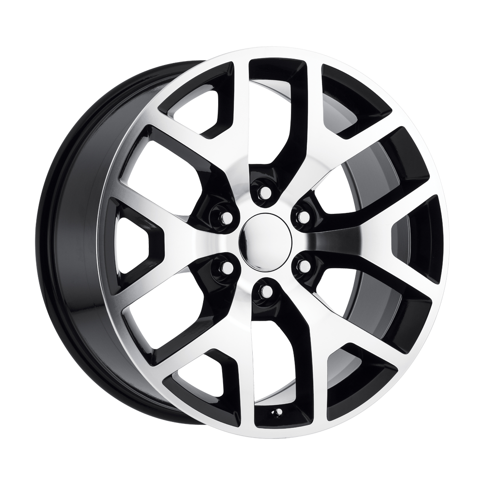 PR169 22X9 6X5.5 G-BLK MACH 28MM Performance Replicas