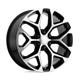 PR176 22X9 6X5.5 G-BLK MACH 24MM Performance Replicas
