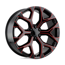 PR176 20X9 6X5.5 G-BLK RED-MILL 24MM Performance Replicas