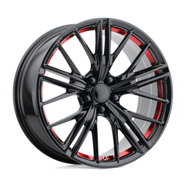 PR194 20X10 5X120 G-BLK RED MACH 23MM Performance Replicas