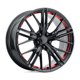 PR194 20X10 5X120 G-BLK RED MACH 23MM Performance Replicas