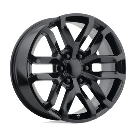 PR196 22X9 6X5.5 S-BLK 24MM Performance Replicas
