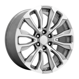 PR211 24X10 6X5.5 SLV MACH-FC 31MM Performance Replicas