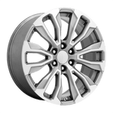PR211 22X9 6X5.5 SLV MACH-FC 28MM Performance Replicas - PR211 / ONE YEAR / 6X139.7