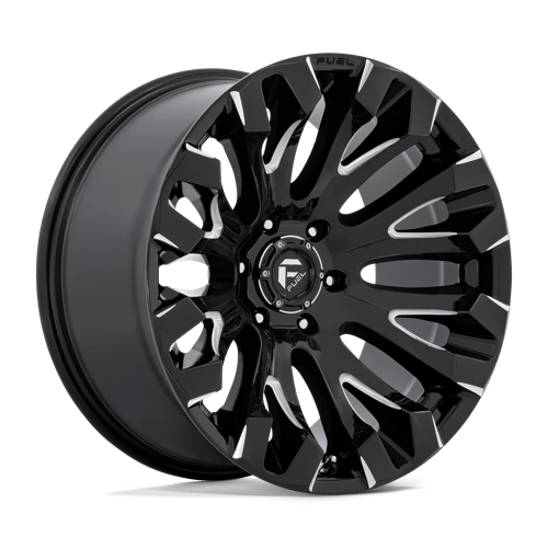 D828 18X9 5X5.0 G-BLK-MILL 1MM Fuel 1PC