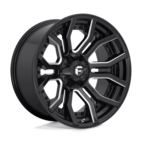 D711 20X10 6X135/5.5 GL-BLK-MIL -18MM Fuel 1PC