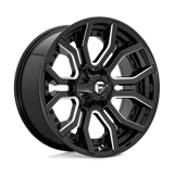 D711 22X10 5X5.0/5.5 GL-BLK-MIL -18MM Fuel 1PC