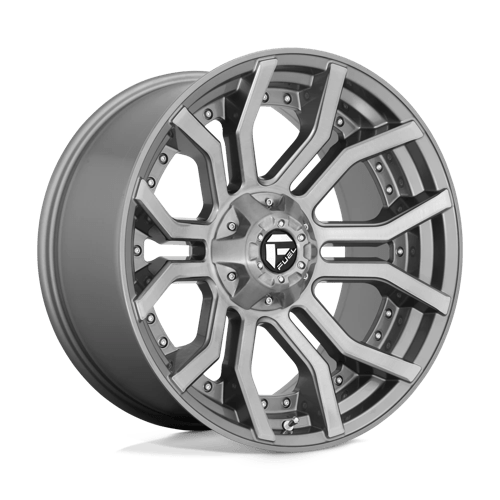 D713 22X10 6X135/5.5 BRSH-GNMTL-TTC -18MM Fuel 1PC