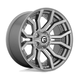 D713 22X10 6X135/5.5 BRSH-GNMTL-TTC -18MM Fuel 1PC