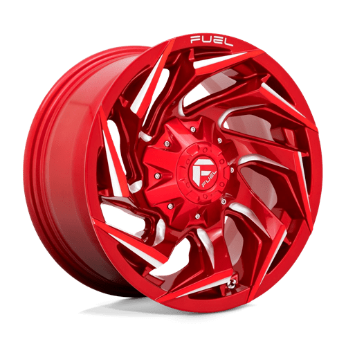 D754 22X12 5X5.0/5.5 GL-RED-MIL -44MM Fuel 1PC