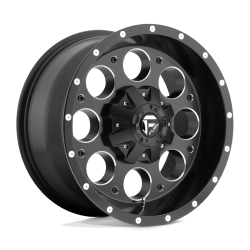 D525 15X10 5X4.5/4.75 MT-BLK-MIL -43MM Fuel 1PC