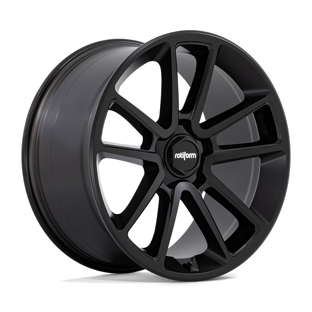 R194 21X10.5 5X112 MT-BLK-BLK-CAP 38MM Rotiform